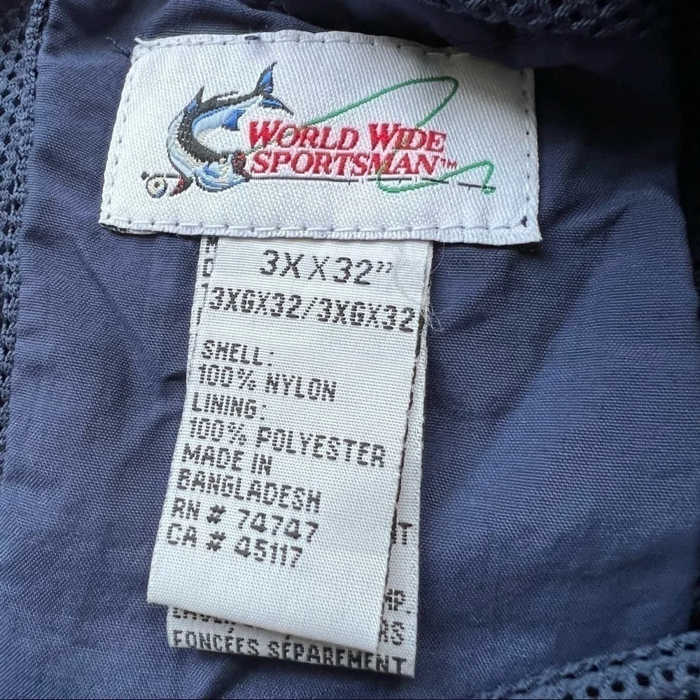 NWT World Wide Sportsman Convertible Zip Off Cargo Pants 3XL x 32